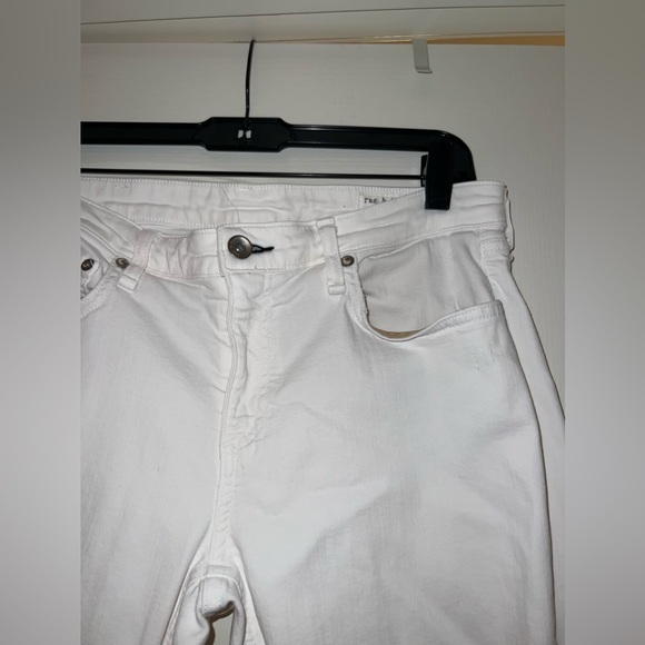 RAG & BONE Ripped White Jeans - Picture 4 of 8